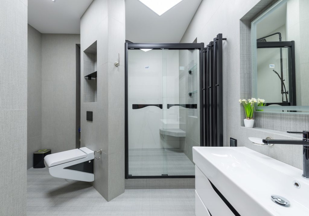 cabines de douche